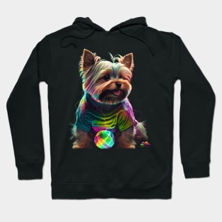 Neon Yorkie 2 Hoodie